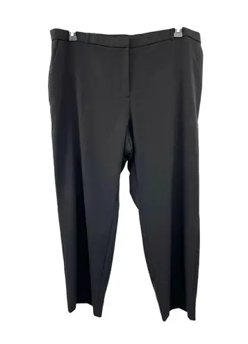 Briggs New York  Pants Womens 24WS Short Black Slacks Flat Front Used