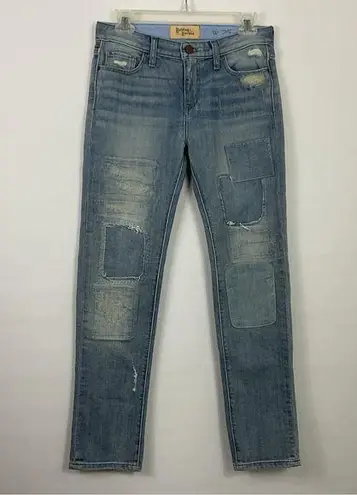 Holding Horses Patchwork Distressed Boyfriend Jeans Size 25