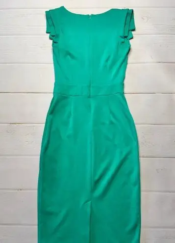 Dorothy Perkins - Women’s Teal Green Fitted Dress - Size 6 (34 Euro)