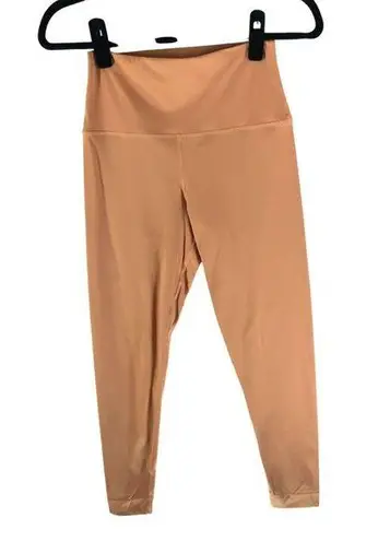 Set Active Womens Leggings Sportbody High Rise Peach Orange M