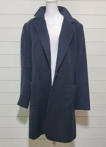 Peruvian Connection Women's Alpaca Wool Coat Dark Blue. Size: 12