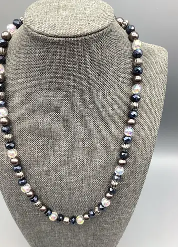 Handmade Y2K Vintage Dark Tone Sparkle Necklace