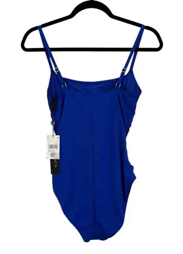 La Blanca NWT! Island Goddess One Piece Swimsuit in Sapphire Blue - Size 8