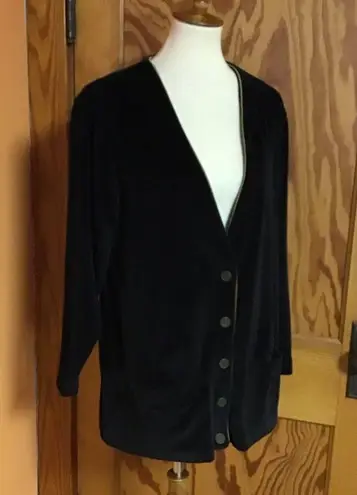 Liz Sport Vintage 90s black cardigan