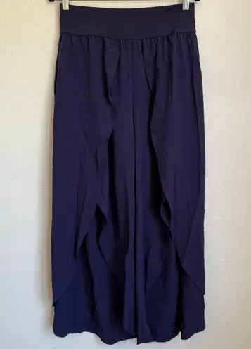 Halara NWT Breezeful Palazzo Flowy Wide Leg Casual Pants in Patriot Blue