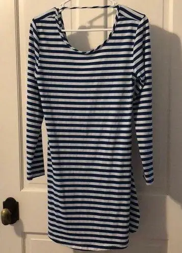 Eunice Lai Blue and White striped Dress Size M