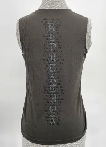 Taylor Swift Snake Reputation Tour Cities Tank Muscle Tee Sleeveless Top Gray S