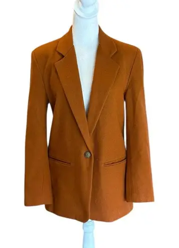 David Benjamin Vintage Wool Blazer Jacket Women’s Size 8 Burnt Orange