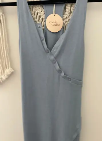 Camila Coelho Camila Coehlo Mischa Mini Dress in Baby Blue