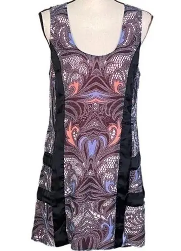 Kardashian Kollection abstract lacey design, tank top dress in size Medium. EUC
