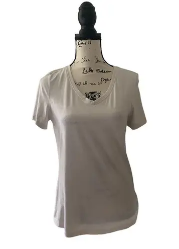 Athletic Works  SZ M white v-neck t-shirt