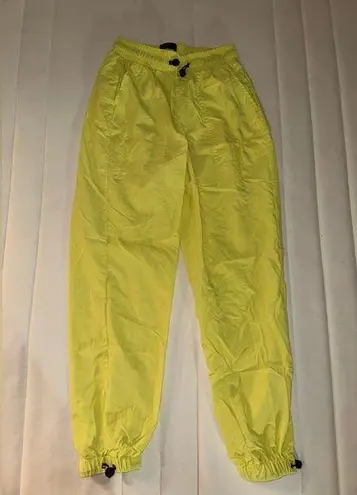 Bershka  neon yellow pants