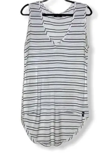 Michael Lauren  Striped High Low Tank Top