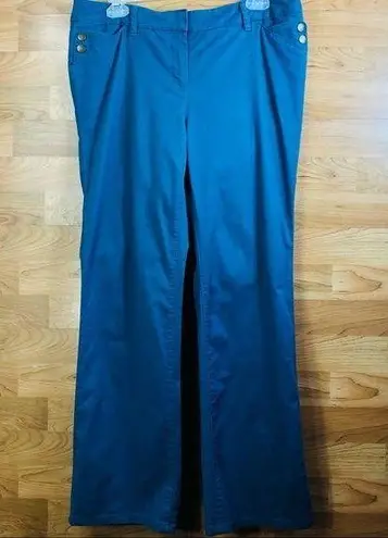 Blue Woven Pants Size 14…4 - Image 1