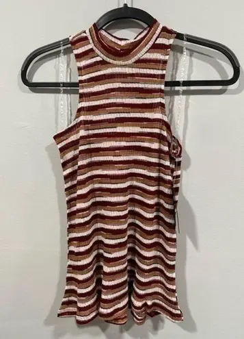 Almost Famous  Striped Knit Top Size Small