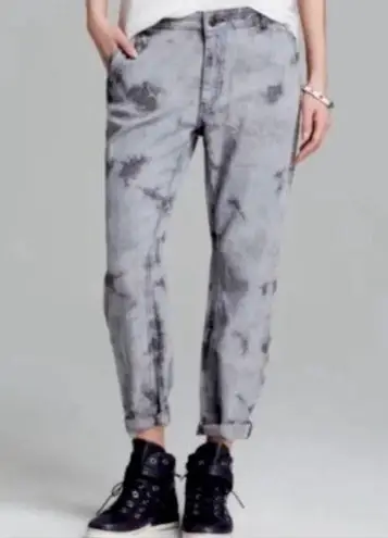 L'Agence LA’t By L’Agence Tie Dye Boyfriend Cropped Pants