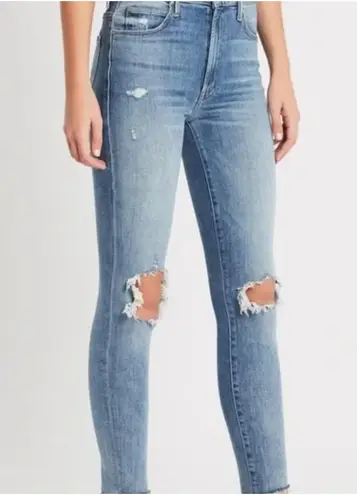 Mother The Stunner Ankle Step Fray Jeans sz 29 Helter Skelter skinny high