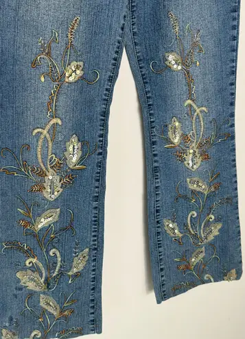 Vintage Daniel Original Design Y2K Embellished jeans low rise size 8 Multiple