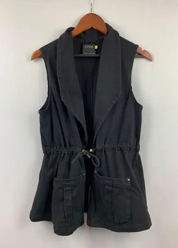 Lysse Womens Black Sleeveless Vest Jacket M