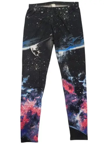 Cemi Ceri Galaxy Print Leggings Size Large Pink