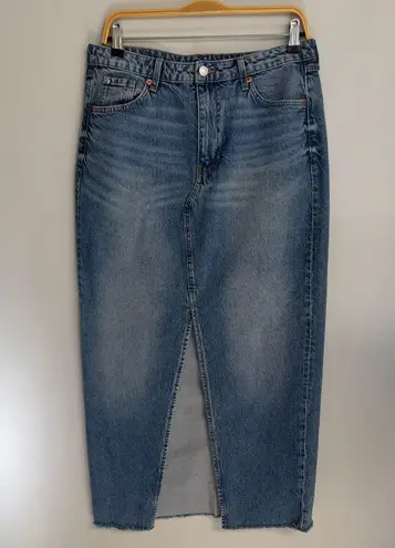 Denim & Co Maxi Pencil Denim Skirt NWOT