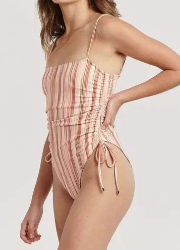 Charlie Holiday Pia Full Piece Swimsuit One Piece Painterly Stripe Swimwear