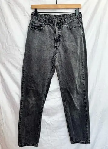 BDG  Urban Outfitters Black Wash Denim High Rise Straight Leg Mom Jean size 27