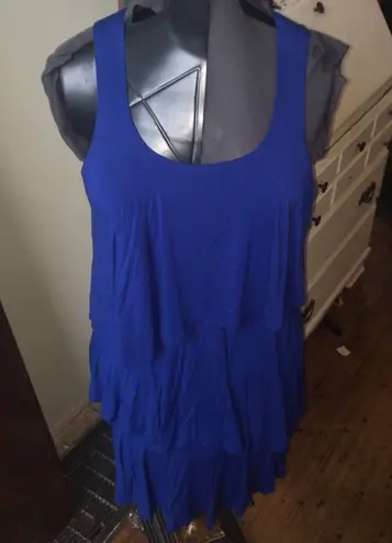 Soft Surroundings knit tiered whimsical sleeveless dress