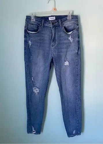 Pistola Revolve Blue Distressed High Rise Jeans