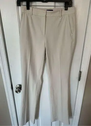 White House | Black Market  boot size dress pants ivory/white size 2