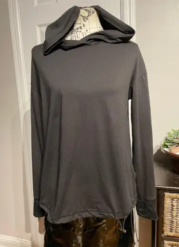 Nine West Active NWOT Drawstring Active Pullover Tee long sleeve Athletic Sport Gym Yoga Sweatshirt Sweater Hoodie Relaxed Fit Tired