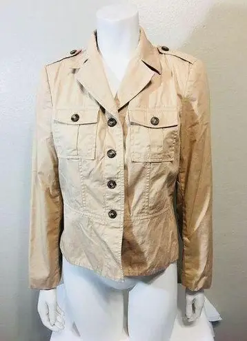 Apostrophe Sz 4 Coat Brown Beige Utility Jacket