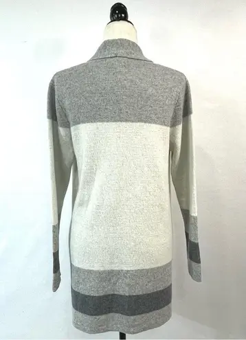 Bianco&Blu Made in Italy Gray Black knit Sweater Coat Size M Size M