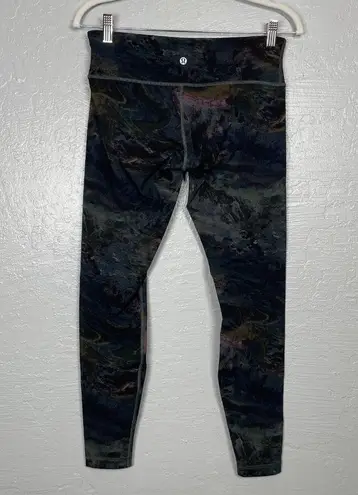 Lululemon  Women 8 Radiant Multi Wunder Under Hi-Rise 7/8 Tight 25" Athletic