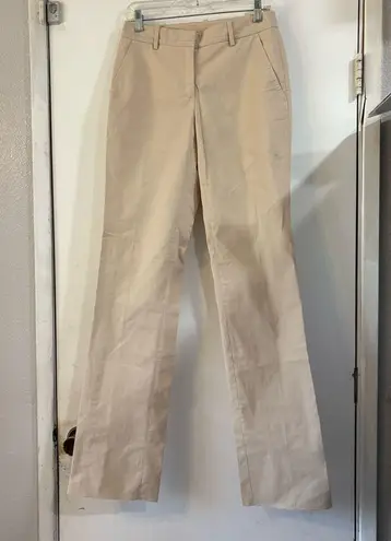 Façonnable Faconnable Womens Chino Pants Trousers Classic Khaki Straight Leg Tailor 4