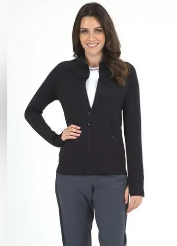 Ibkul Women’s Jacket Size Small 76000 Size Small Black Logo Performance Full Zip