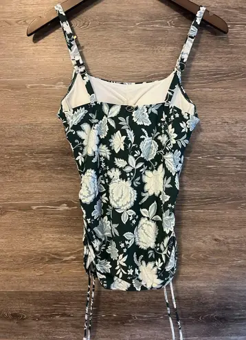 Jantzen Swimsuit Sz 8 Printed Cami Tankini with Comfort Core Brief Modest