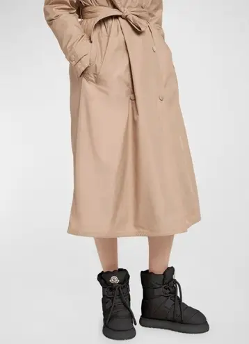 Moncler Gaia Pull Snow Boots in Black 40 New with Box Womens Winter Shoes