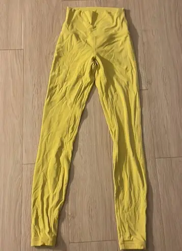 Lululemon Mustard Yellow Align Leggings