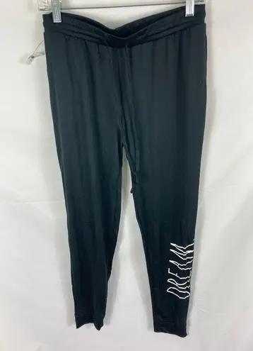 Rae Dunn NWT  Dream Black Jogger Pants Size Medium