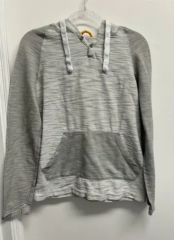 Free Planet Gray Striped Hoodie