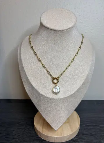 Handmade Gold Pearl Necklace | 20 Inches | Waterproof & Tarnish Resistant