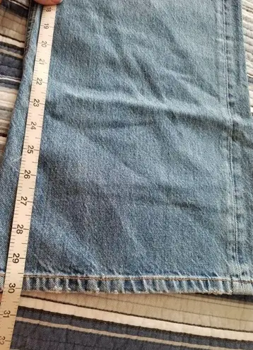 Topshop  Considered Womens High Waisted Wide Leg Blue Jeans Size 30/L30