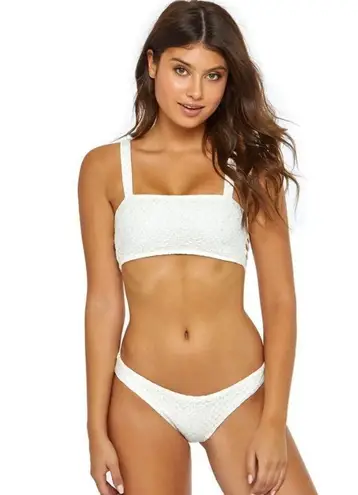 PilyQ New. white bikini set. Medium. Retails $149