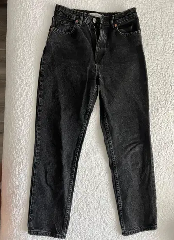 ZARA Black Straight Leg Jeans