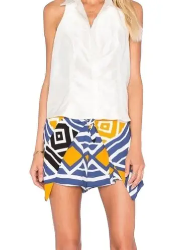 Ella Moss NWT! Sarong Printed Luanda Front Tie Shorts Skort - Size Large