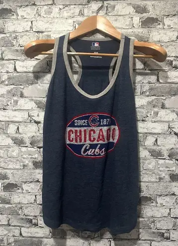 EUC MLB Genuine Merchandise Chicago Cubs Women's Tank Top Size Medium Blue