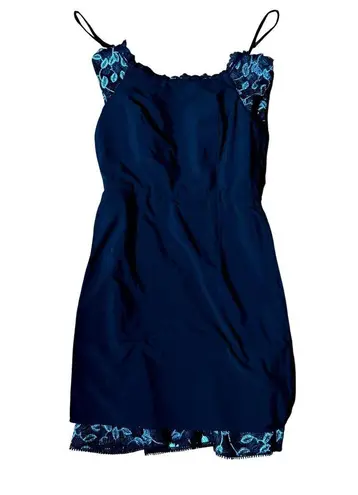 NEW SHANI Black White Lace Floral Cocktail Dress M Womens Elegant Party Wedding Size 4