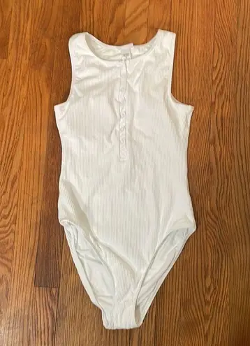 ANDIE  Swim The Malibu One Piece Ribbed White size XS NWT