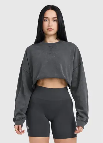 Oner Active Raw Lounge Crop Sweatshirt